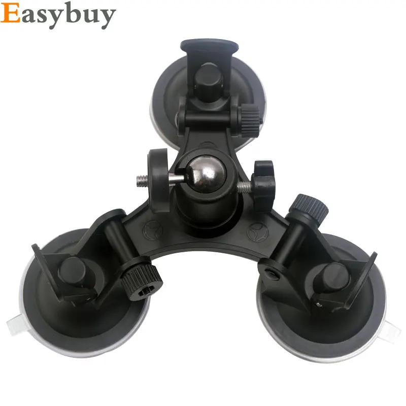 Gopro Аксессуары Лобовое Стекло Автомобиля Трехместный Вакуумный Присоске Жира Gecko