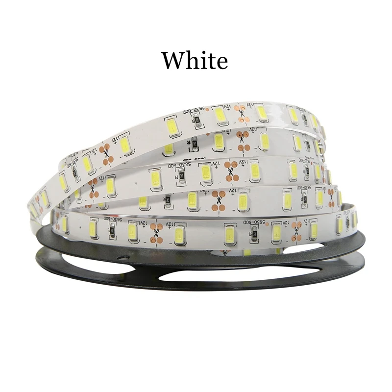 Гибкая светодиодная лента 12 В постоянного тока 5630 5730 SMD ip20 ip65 водонепроницаемая 60
