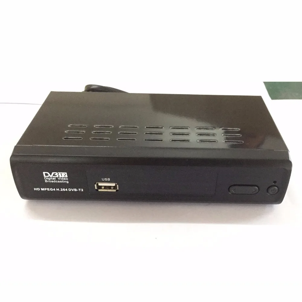 Top 1080P DVB T2 цифрового наземного вещания Конвертор приемник ТВ коробка штепсельная