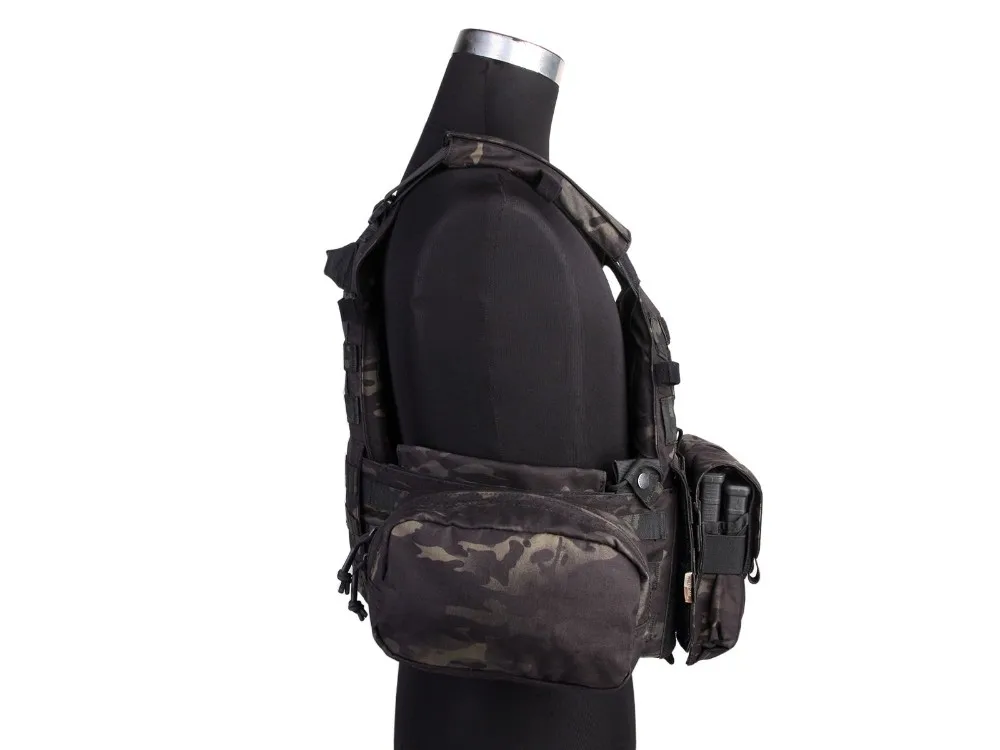 Emerson gear LBT 6094, тактический жилет, бронежилет с 3 карманами, охотничий страйкбол, военная Боевая Экипировка EM7440 AOR, хаки Мандраг