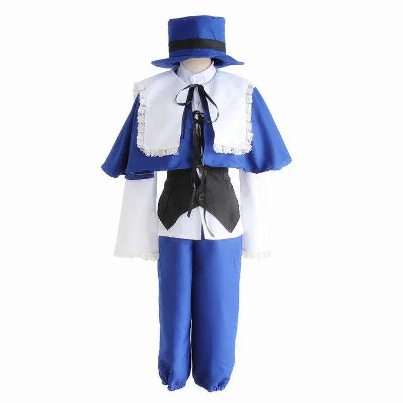 Rozen Maiden Anime Souseiseki Cosplay Costume (shirt+vest+cappa+shorts+hat) suit |