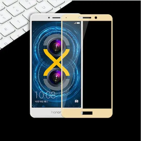 2 Pack 9 H полный Экран защитный закаленное Стекло для huawei Honor 6X Жесткий Защитная