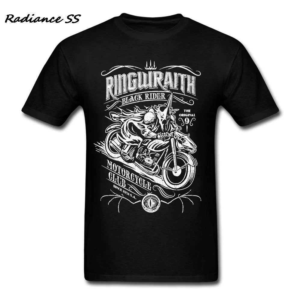 Мужские футболки в стиле хип хоп Blacker Rider мотоциклетная Клубная футболка