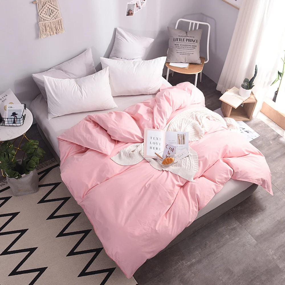 2018 простой короткий однотонный набивной твил только пододеяльник (без одеяла и