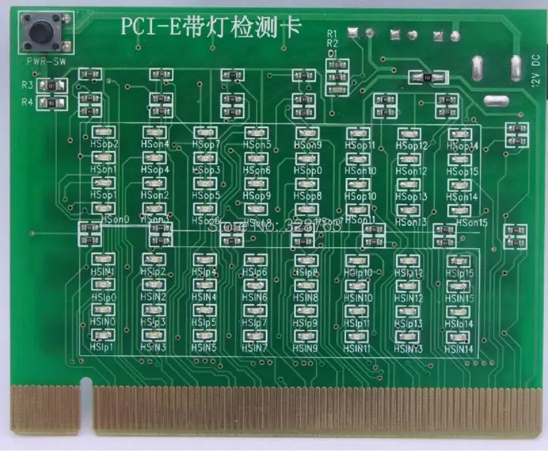 Карта PCI E 16X 8X 4X express тестер для измерения силы тела короткий или открытый с