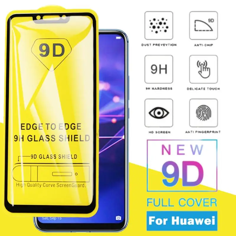 OMG изогнутый край 9D защитное закаленное стекло для Huawei Nova 3 3e 2i 3i P smart P20 Pro Lite серия