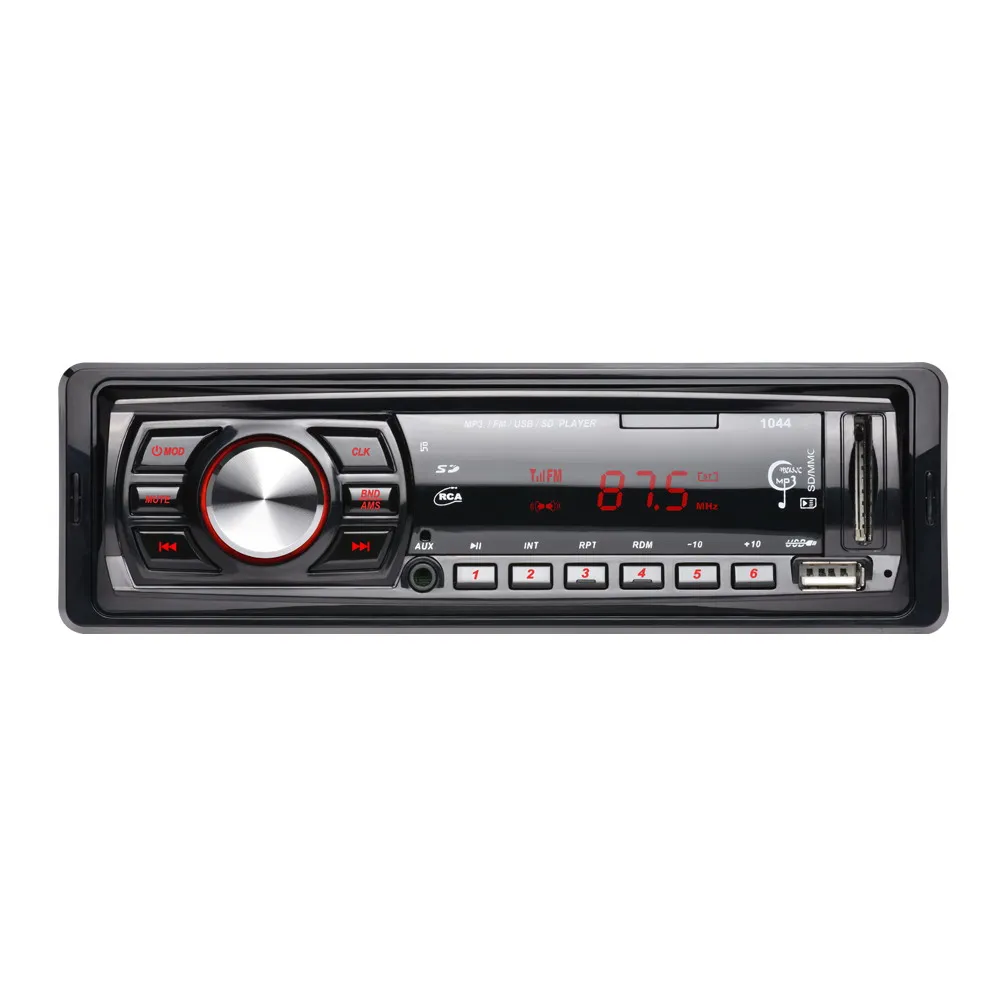 12 В автомобильное радио стерео аудио MP3/WMA плеер Автомобильный Аудио 1 Din USB/MMC/FM/Aux/пульт дистанционного управления Авторадио автомобильные аксессуары