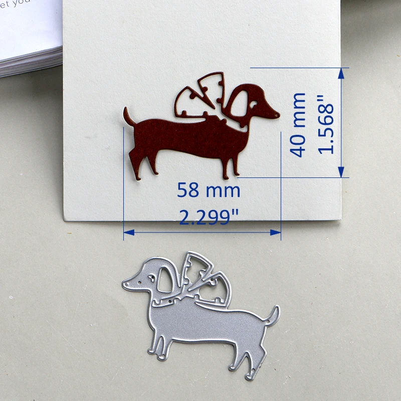 Металлические Вырубные штампы duрождения милые животные собаки кошки и кролики