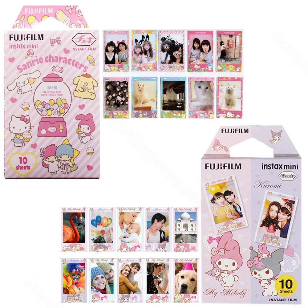100% Подлинная пленка Fujifilm Fuji Instax Mini 9 Sanrio и My Melody f 8 7s 70 90 25 поделитесь мгновенной