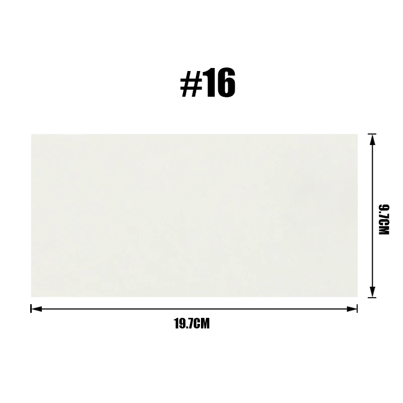NO.16 Нашивки для одежды Наклейки Аппликации DIY палатка рюкзак жакет пуховик ремонт ткань наклейки многоцветная клейкая нашивка - Цвет: NO.16
