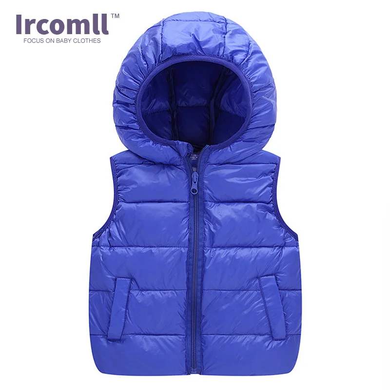 Детская верхняя одежда жилет для мальчиков светильник на утином пуху зимняя