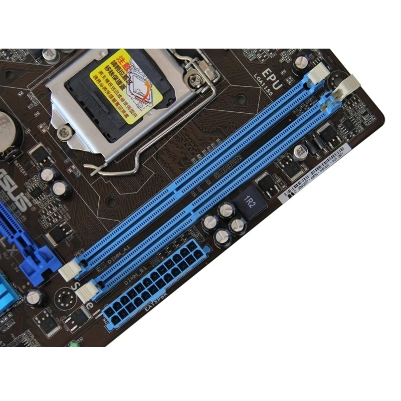 Материнская плата ASUS P8H61 M PLUS V2 LGA 1155 DDR3 16 ГБ H61 десктопная материнская системная SATA