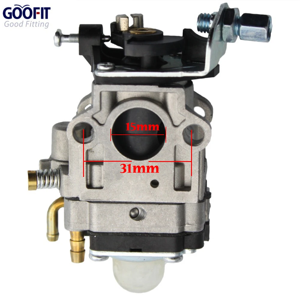 GOOFIT 15 мм карбюратор для 47cc 49cc 2 тактный Мини карманный велосипед Quad Chopper скутер