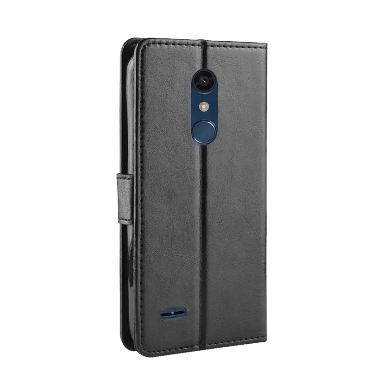 Чехол для LG K10 2018 чехол роскошный откидной бумажник обложка на заднюю панель из