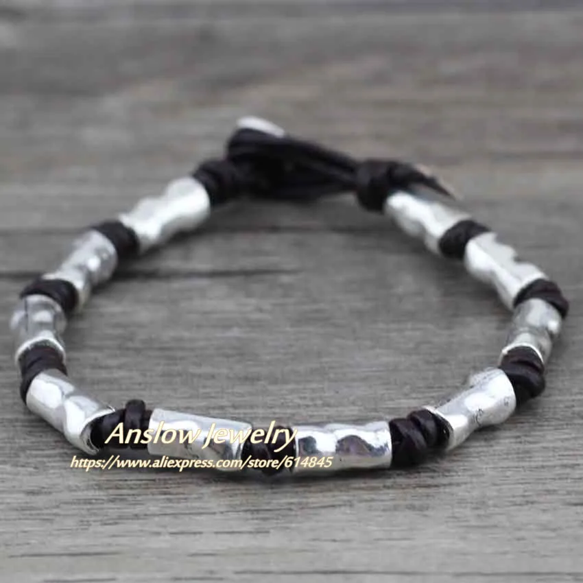 Женский/мужской/детский браслет из цинкового сплава Anslow бижутерия с бисером