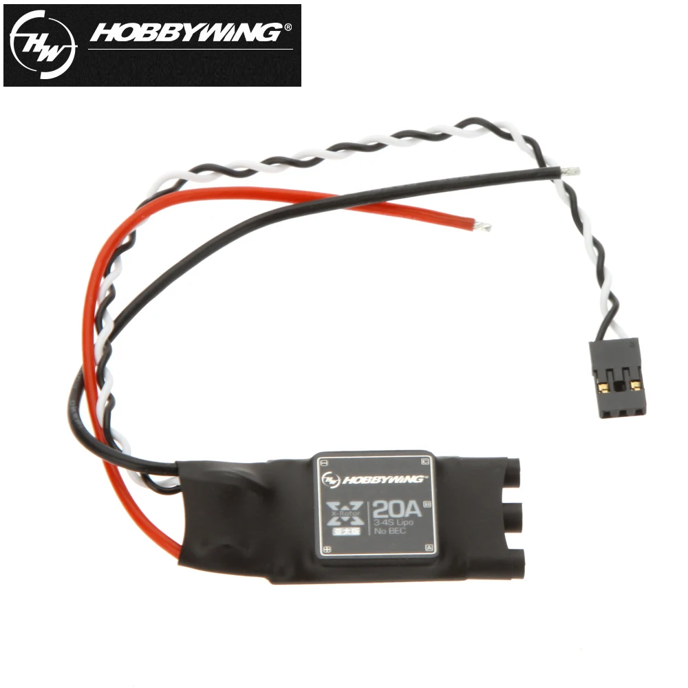 Hobbywing XRotor 10A/15A/20A/40A/50A/60A бесщеточный ESC 2-6S Lipo No BEC Высокая частота обновления для