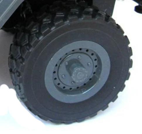 6 tires RBR/C 1:16 Урал обновление радиоуправляемые автомобили RC части автомобиля 6WD Моделирование RC Гусеничный военный грузовик тело собрать детские игрушки - Цвет: 6 tires