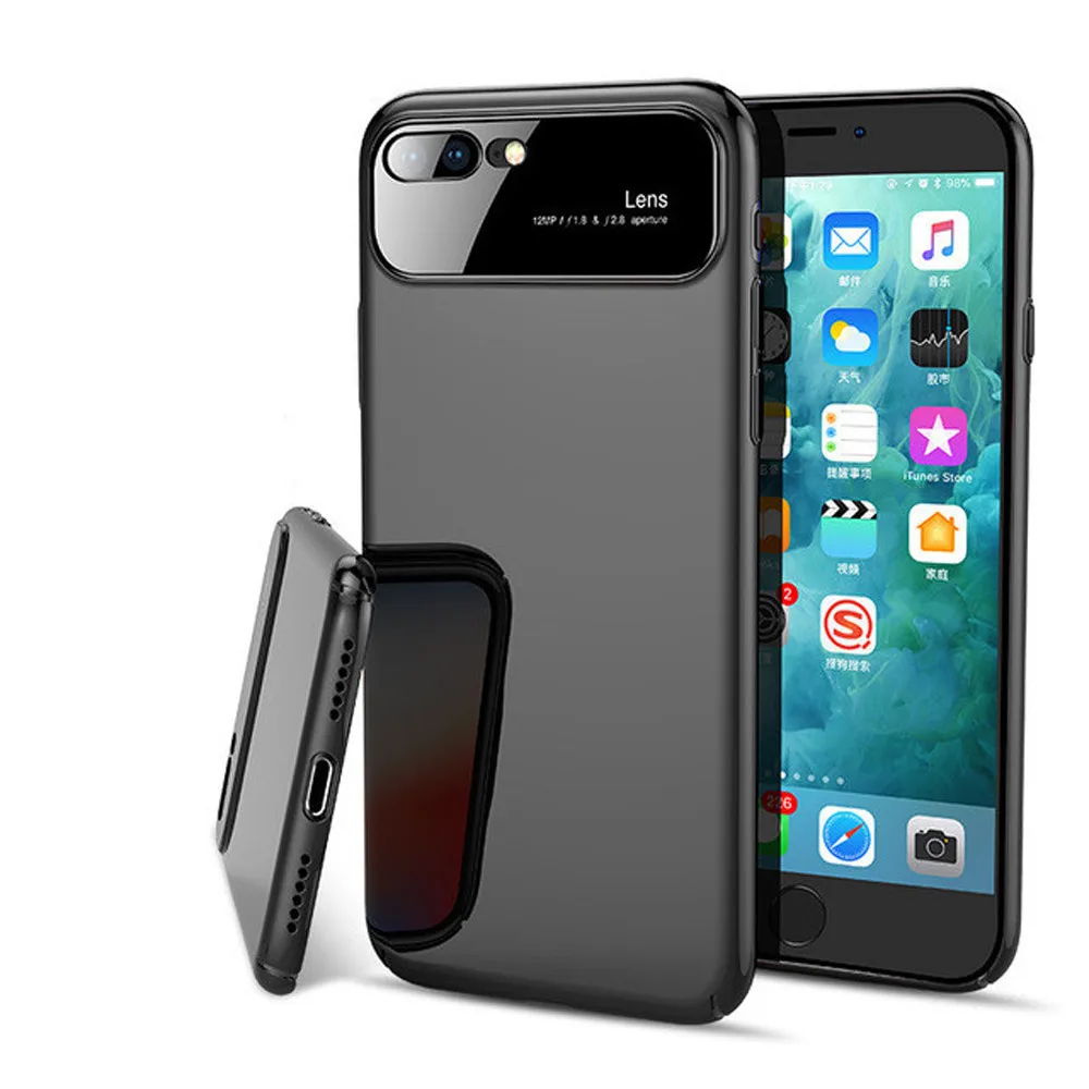 Z515 крышка 2019 закаленное Стекло Камера протектор Жесткий ПК чехол для iPhone 7/8 плюс 5