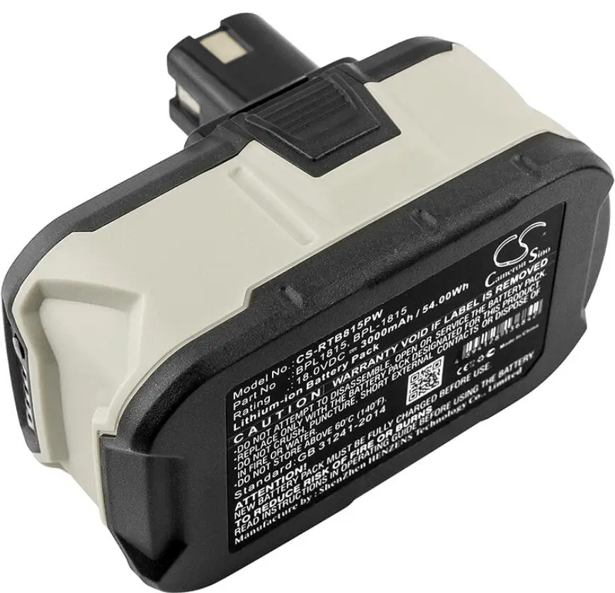 Аккумулятор Cameron Sino 3000 мАч для RYOBI BID 180L CDI 1803M ORS 1801 P234G P2500 P506 P631K P835 CJSP