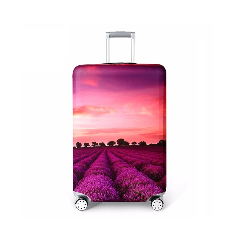 D Luggage Cover Чехол для багажа SEREQI сохраняет ваш дорожный костюм, чехол в чистоте и защищает 18-32 дюйма, пылезащитный чехол на колесиках, чехол для багажа, чехол для багажника - Цвет: D Luggage Cover