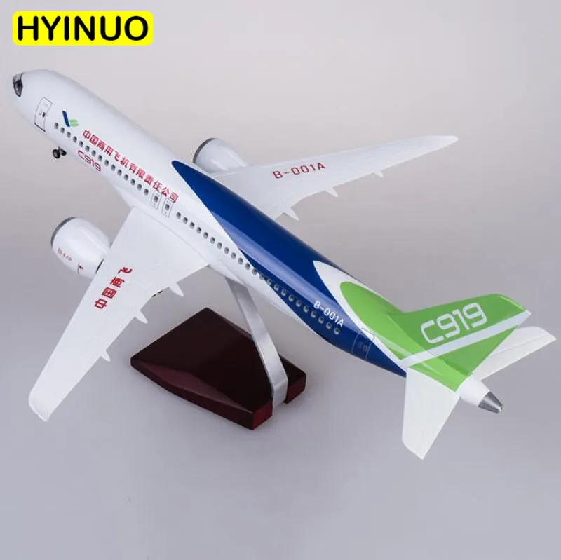 47 см 1/82 масштаб самолета Китай коммерческий самолет C919 модель W светильник &
