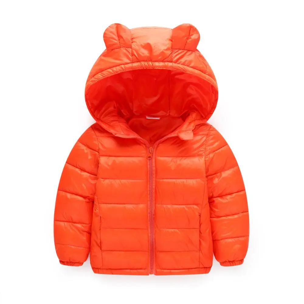 Осенне-зимние детские пальто одежда Легкая стеганая куртка для маленьких