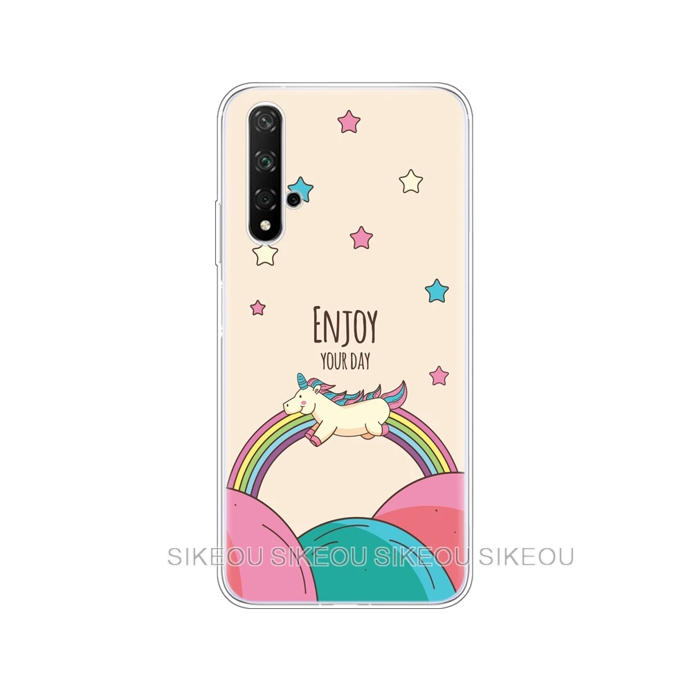 34629 Чехол на Honor 20, силиконовый чехол на заднюю панель, чехол для телефона huawei Honor 20 Pro Lite Honor20 YAL-L21 YAL-L41, роскошный мультяшный рисунок - Цвет: 34629