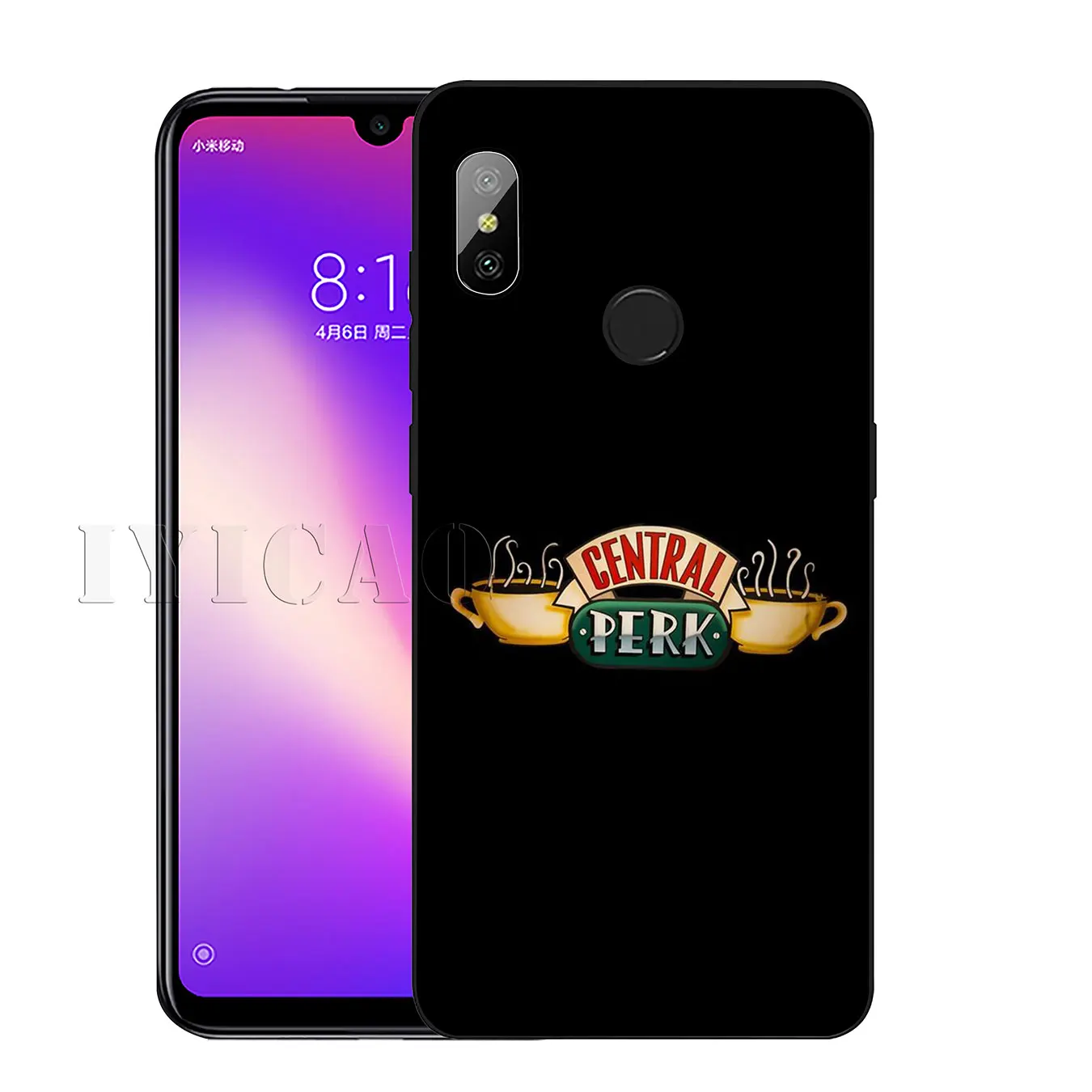 Мягкий силиконовый чехол для телефона IYICAO Friends TV Xiaomi Redmi K20 8A 7A 6A 5A S2 4X 4A GO Note 8 7 5 Plus 6