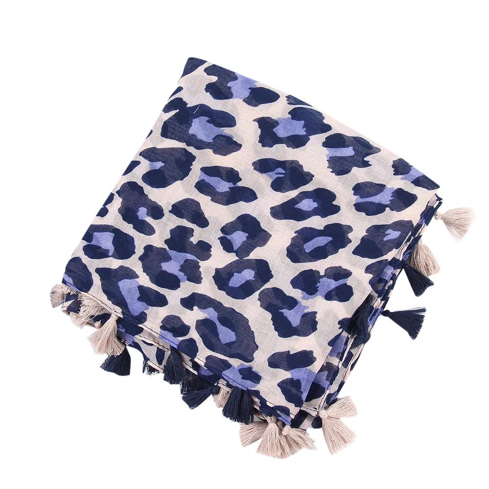 Мода 2019 г. Новые горячие для женщин дамы шарф с леопардовым принтом обёрточная