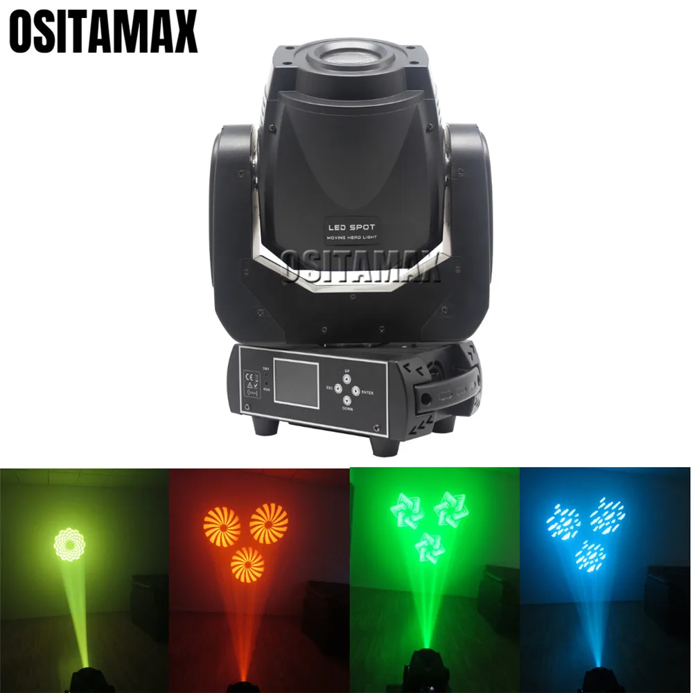 4 шт.+ 1 кейс(4в1) DMX Lyre spot led 90 Вт движущиеся оборудование dj powercon профессиональное освещение сцены