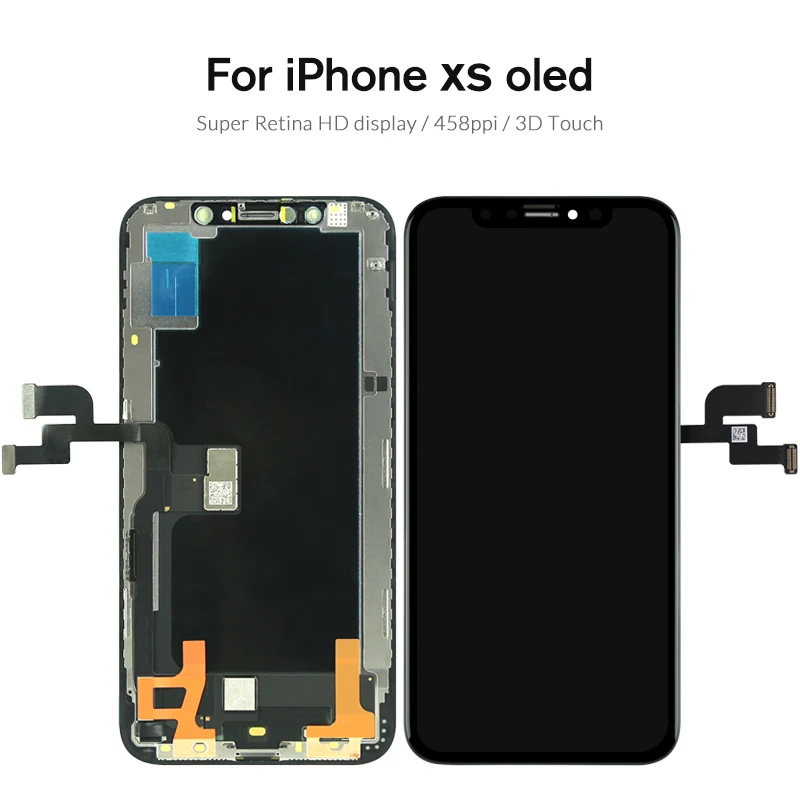 Черный AMOLED OEM панель для iPhone X XS ЖК-дисплей экран без битых пикселей Max ЖК сенсорный