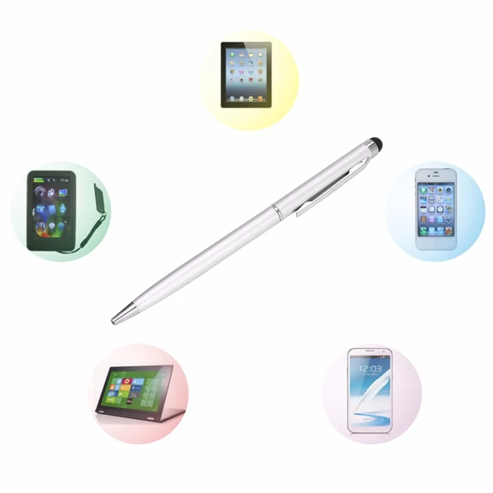 LESHP 2 в 1 емкостный сенсорный экран Стилус& Шариковая ручка для iPad 2 3 для iPhone 4 4S