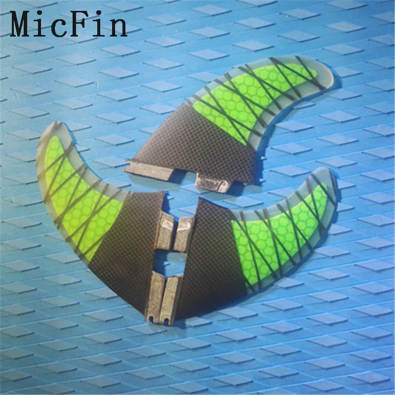 Micfin стекловолокно и сотовый плавник для доски для серфинга Подруливающее устройство FCS 2 плавник для серфинга FCS FUTURE FCS 1 FCS II размер коробки M три набора