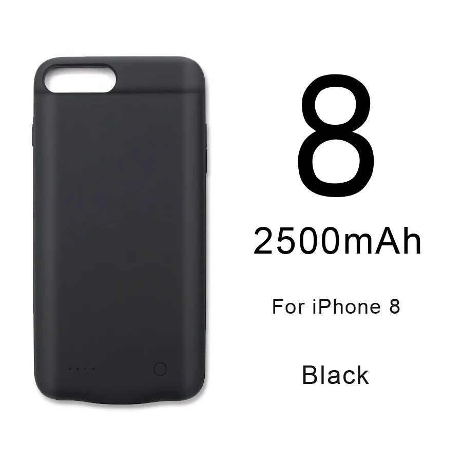 HORUG чехол для зарядного устройства для iPhone 6, 7, 8, 6s Plus, чехол для аккумулятора, внешний аккумулятор, чехол для зарядки s, зарядное устройство, ультра тонкий внешний чехол - Цвет: For iPhone 8