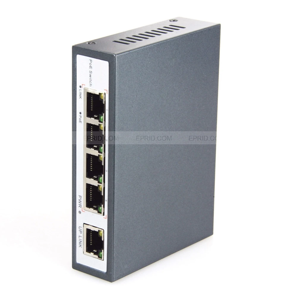IP-камеры End-Span 1 2 +/3 6- IEEE802.3at 5 портов 4 PoE коммутатора 110 Вт 10/100 м | Безопасность и