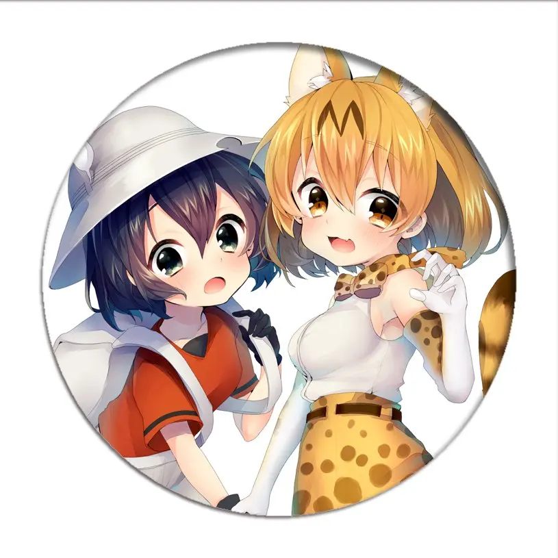 Брошь с изображением знаменитостей из аниме Kemono| |