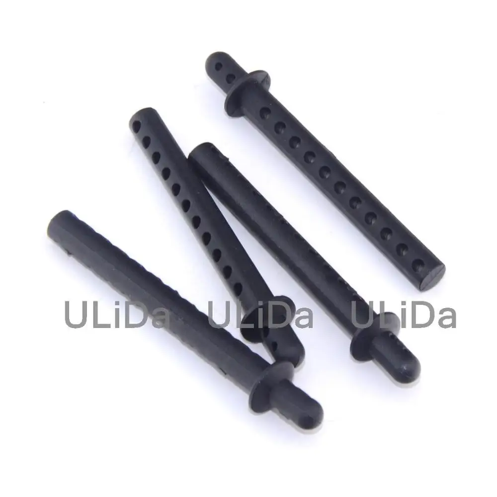 4pcs 37011 Plastic Body Post For HSP 1/10th 94170 94155 4WD Electric Power R/C Off Road Truggy|Детали и аксессуары| |