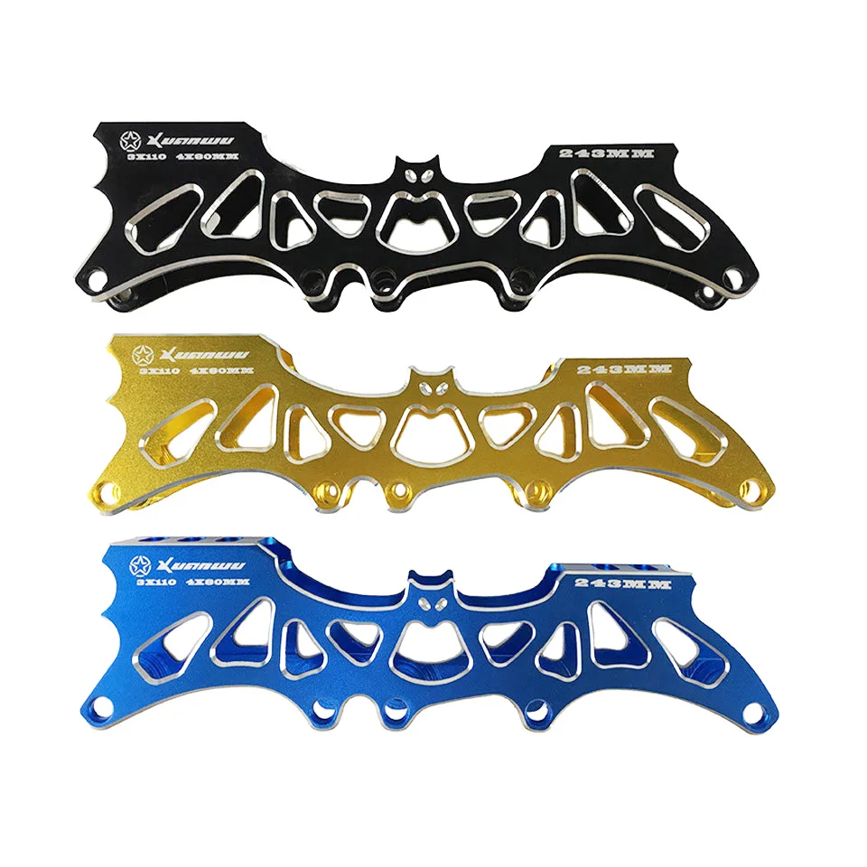 Бэтмен 3rd роликовые рамки для коньков 4*80 мм или 3*110 колеса регулируемые 231 243