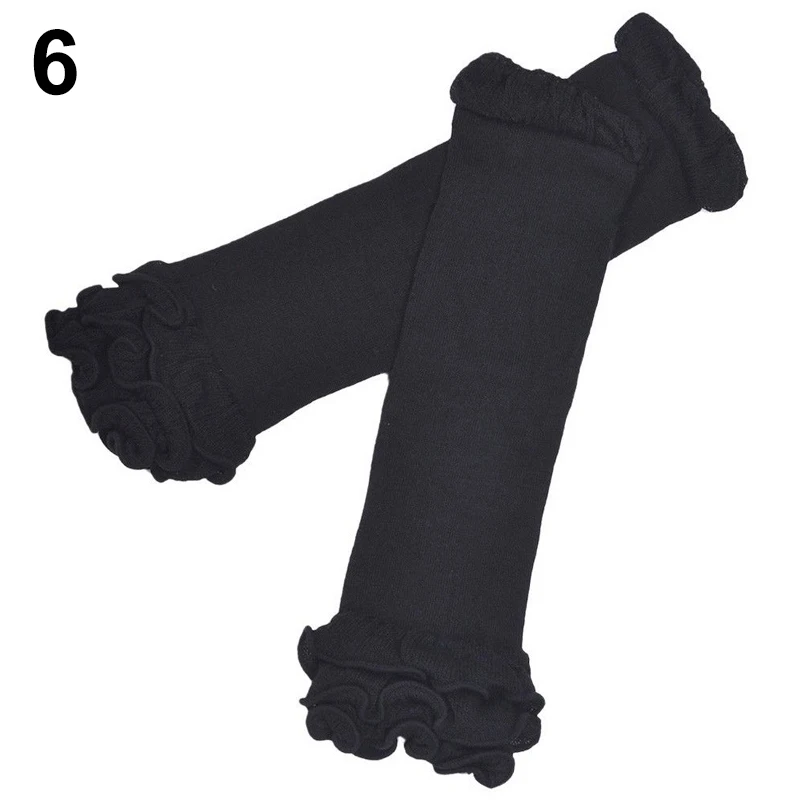 Бренд Faroonee новинка детские гетры для девочек вязаные полосатые теплые носки