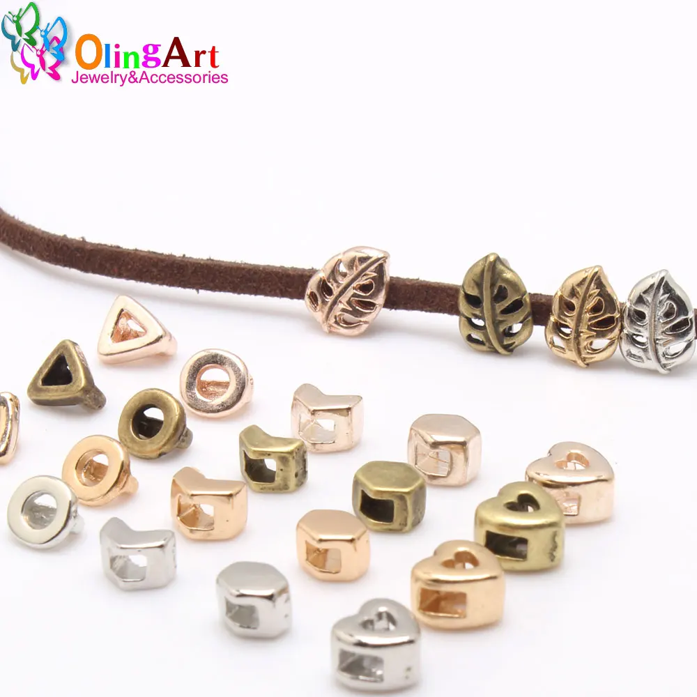 Olingart 30 шт. 3*2 мм Подвески крестообразной формы сердца бусины для нанизывания тибетского серебра Поиск браслет ювелирных изделий DIY ручной работы
