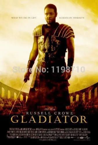 Гладиатор кино плакат художественный принт 20X30 &quotхолст печать бесплатная