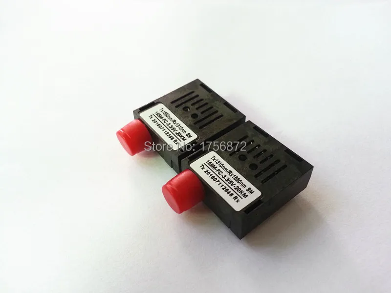 Разъем FC 10/100M 1x9 двунаправленный оптический трансивер-BIDI, одноволоконный 20 км FC 3,3/5V 1310TX 1550RX