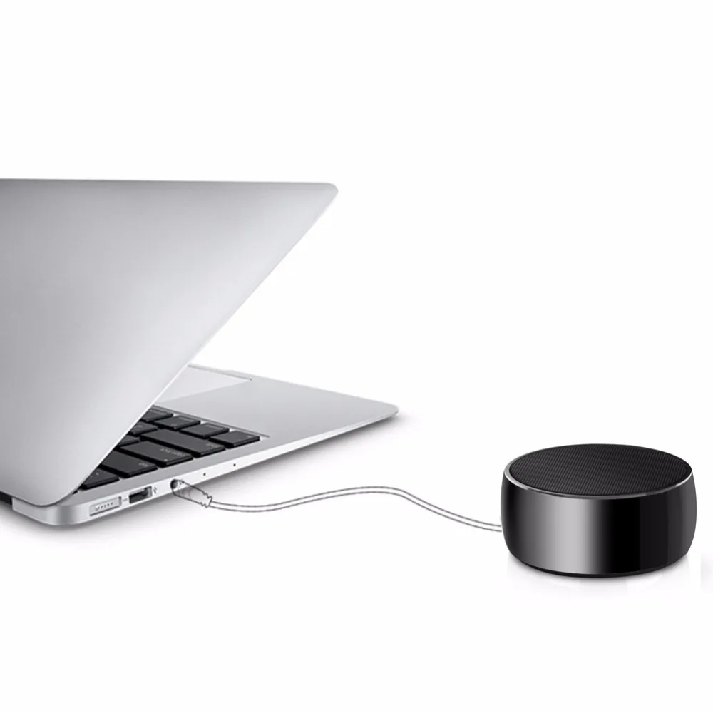 Время владельца BS01 Mini Bluetooth Динамик Портативный бас стерео С микрофоном Micro SD/TF