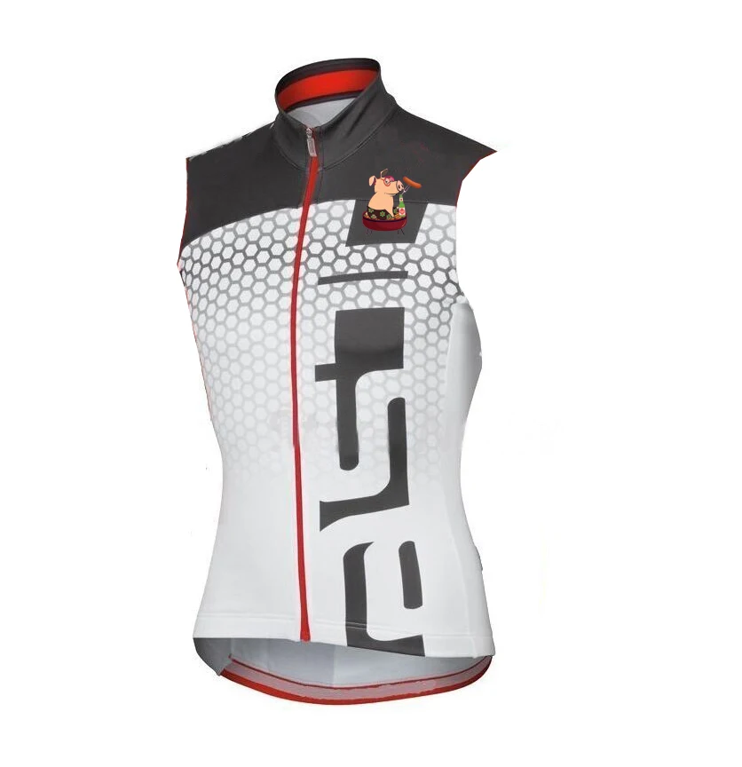 only vest Свинья милый дизайн ropa Джерси Майо для велоспорта ciclismo велосипедная одежда велосипедная рубашка велосипедная одежда гоночная одежда задние карманы - Цвет: only vest