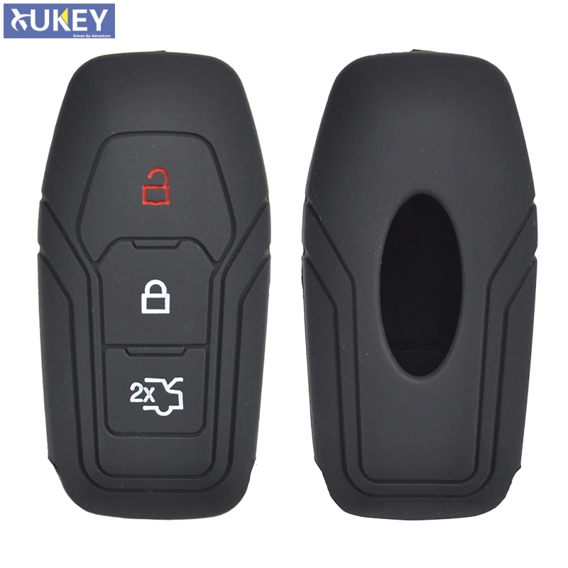 Силиконовый автомобильный пульт дистанционного управления с 3 кнопками