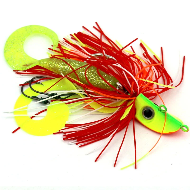 Seaknight Fishing lure 20g Lead head hook soft baits Grubs bait Ocean fishing Buzzbait Fake Lure | Спорт и развлечения