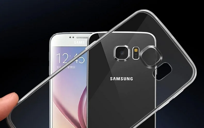 Новейший чехол для Note 5 0 3 мм Ультратонкий Мягкий Прозрачный из ТПУ Samsung Galaxy