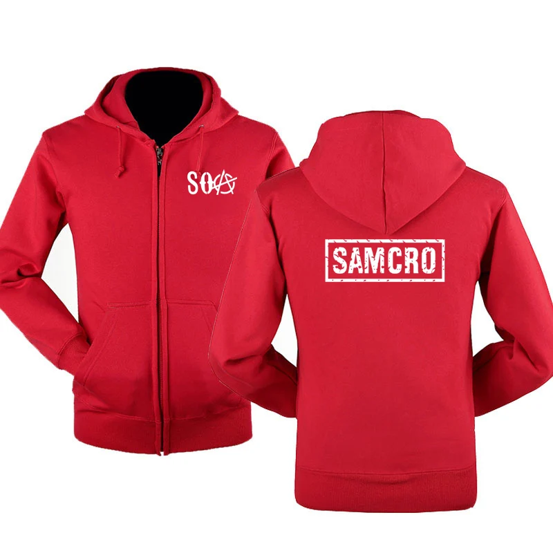 SOA Сыны Анархии ребенка Новая мода SAMCRO мужская спортивная одежда толстовки с