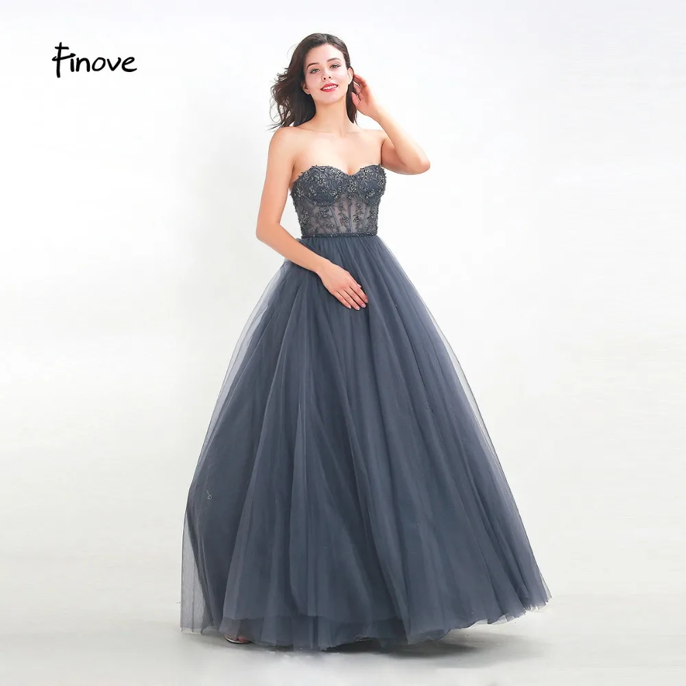 Женское вечернее платье без бретелек с вышивкой бисером|Вечерние платья| |