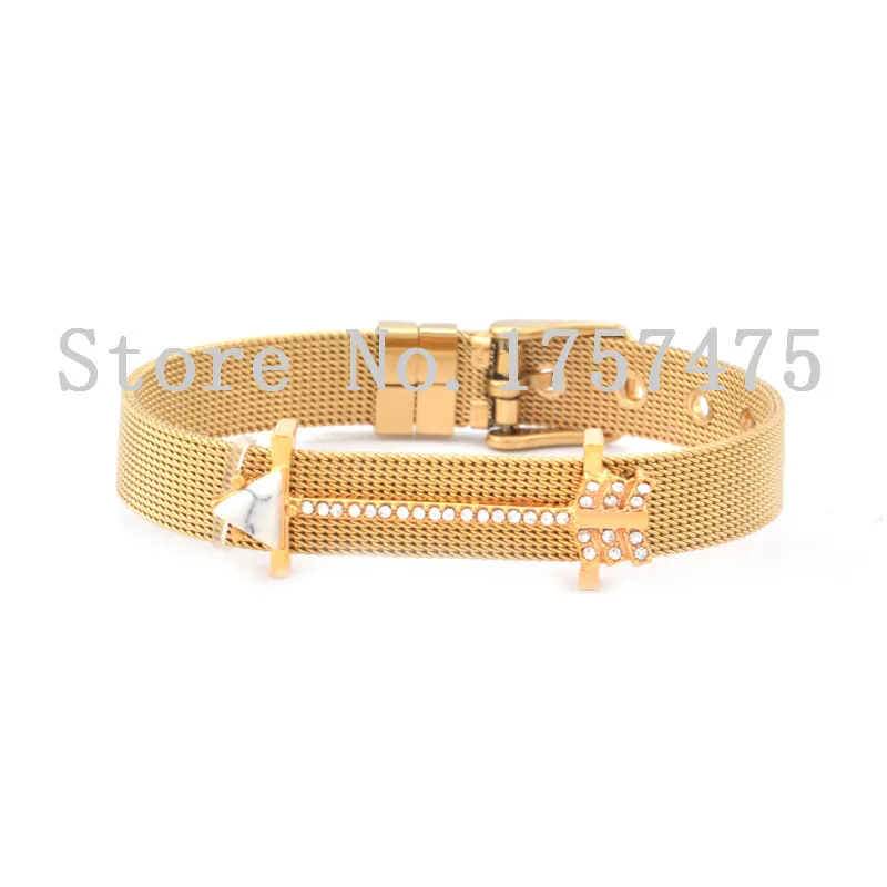 TDIYJ модные браслеты из нержавеющей стали с украшением в виде большой стрелы|bracelet